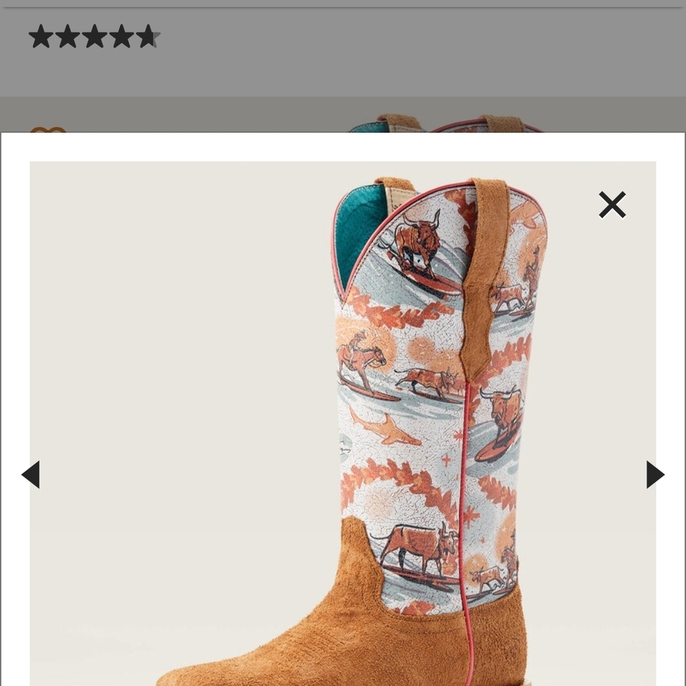 Ariat Frontier Western Boot - Brown/Camel